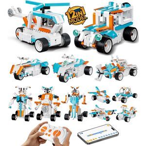STEM Robot Building Kit, 12-in-1 Building Robot & Remote Control, SL3-6174TOY001